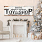 Santa's Toy Shop Sign