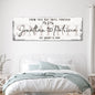 Custom Wedding Sign II
