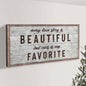 Every Love Story Is Beautiful Sign