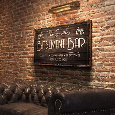 Family Basement Bar Sign II