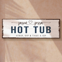 Hot Tub Sign