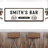 Family Bar Sign