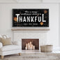 Always Thankful Sign