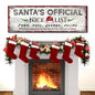 Santa's Official Nice List Sign