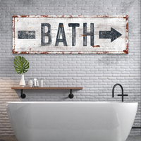 Bath Arrow Sign