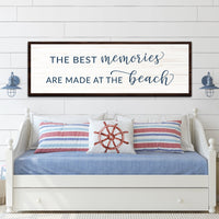 Best Memories At The Beach Sign