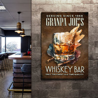 Only The Finest Whiskey Bar Sign