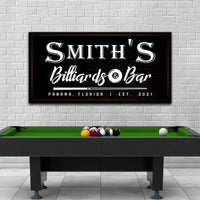 Billiards And Bar Sign II