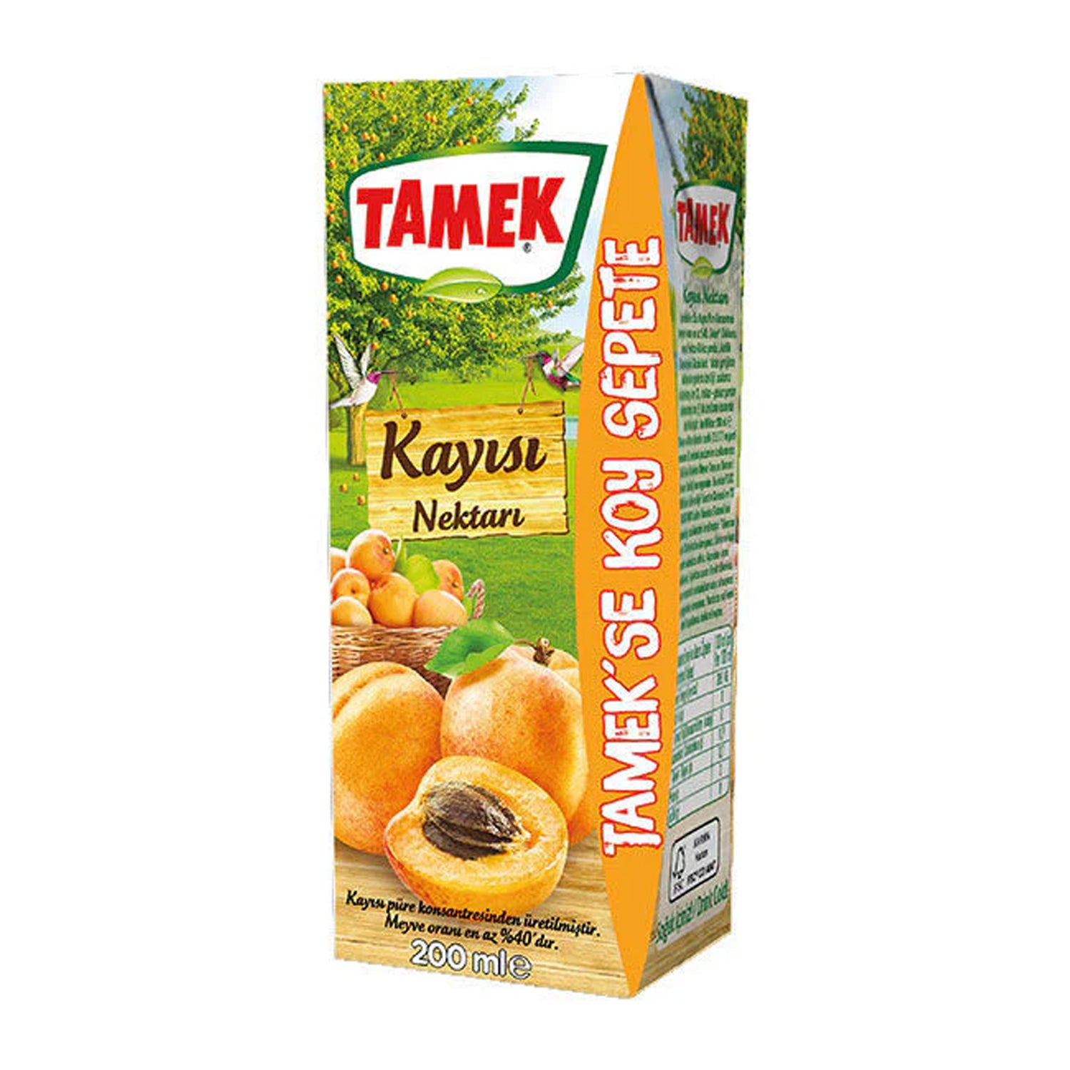 Tamek Kayısı Suyu 200Ml