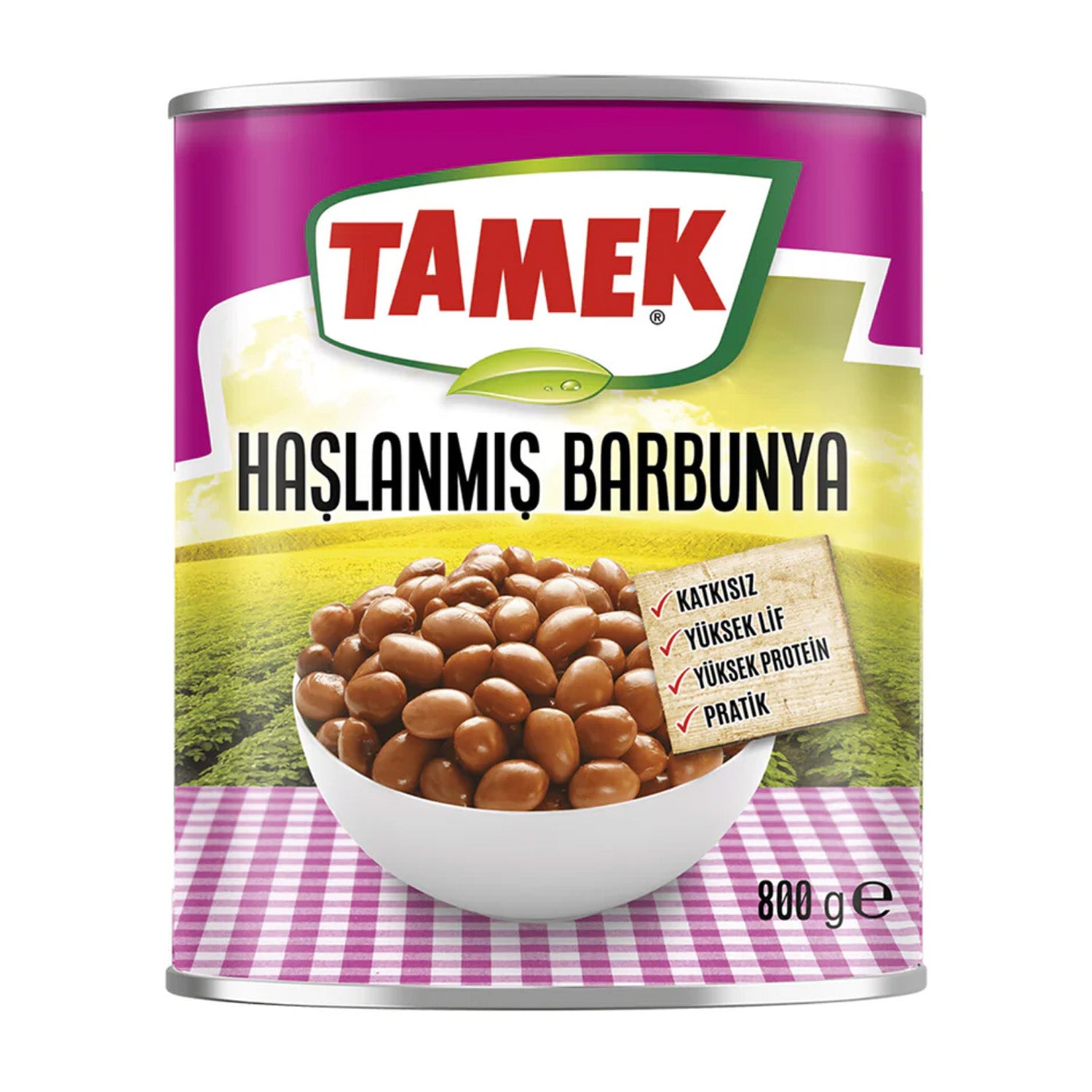 Tamek Haşlanmış Kırmızı Fasulye 800G