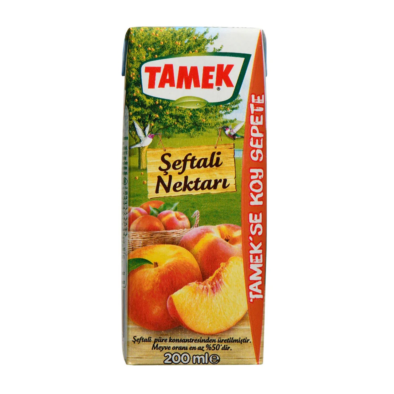 Tamek Peach Juice 200Ml Tetra