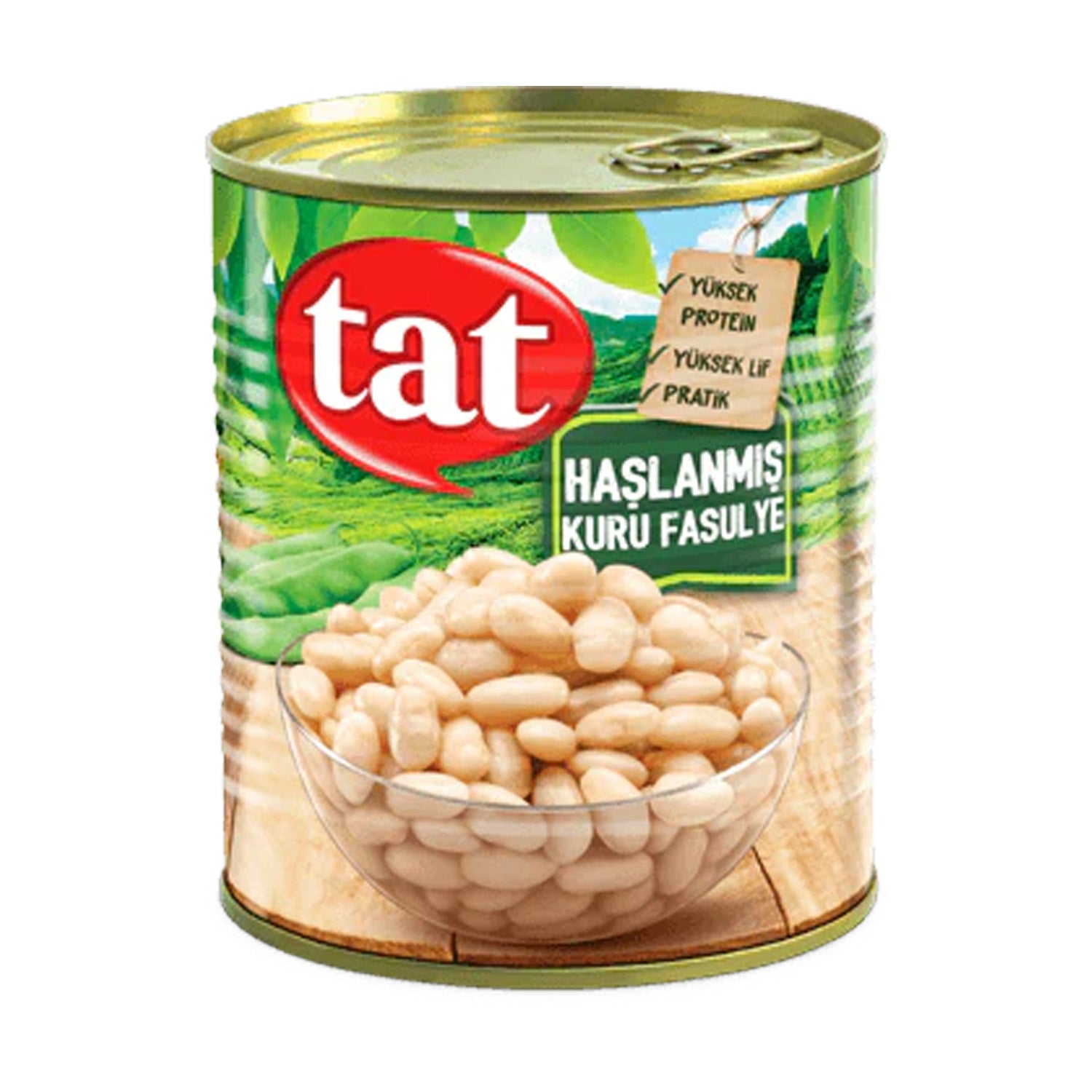 Tat Boiled White Beans 800G