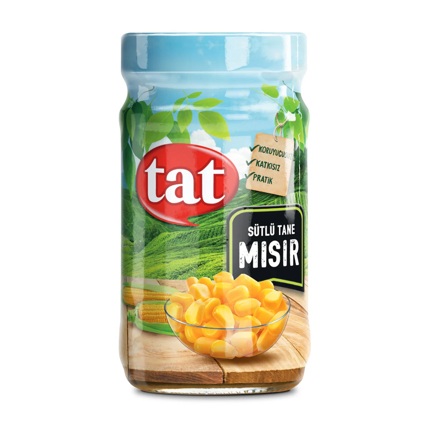 Tat Corn Glass Jar 320G