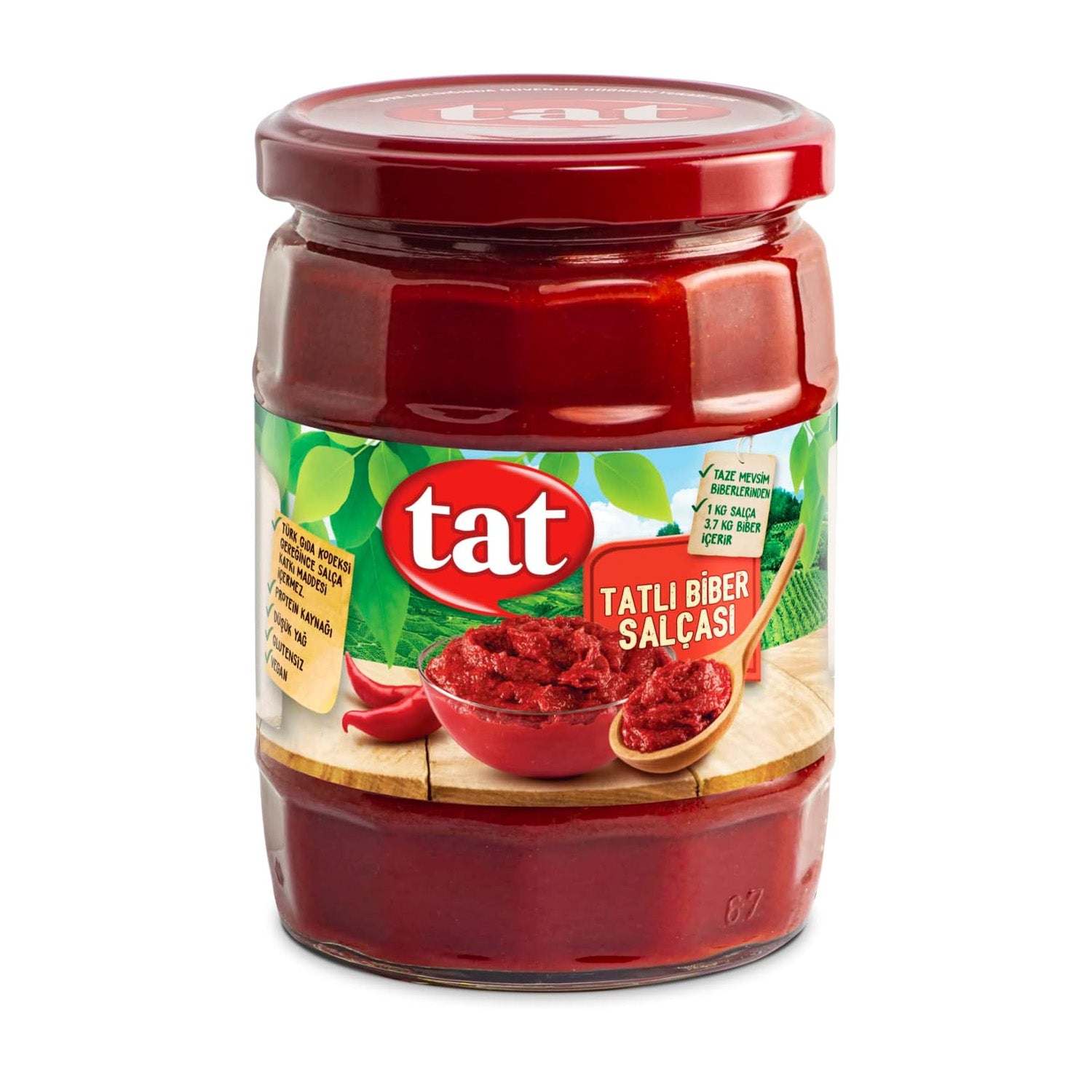 Tat Biber Salçası Acısız 550 Gr