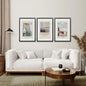 Claude Monet Art Set of 3 Beach Posters Decor