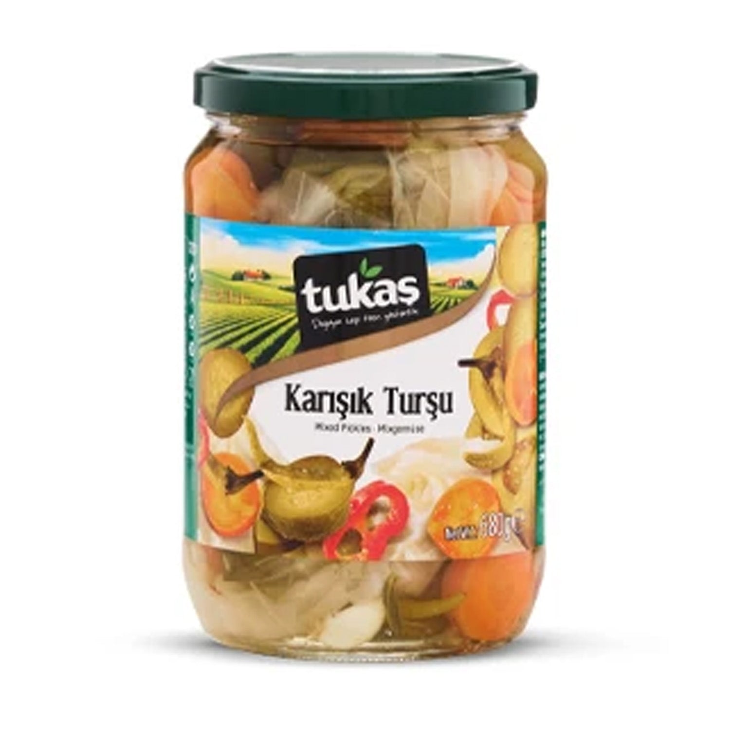 Tukas Mixed Pickles 680G Jar