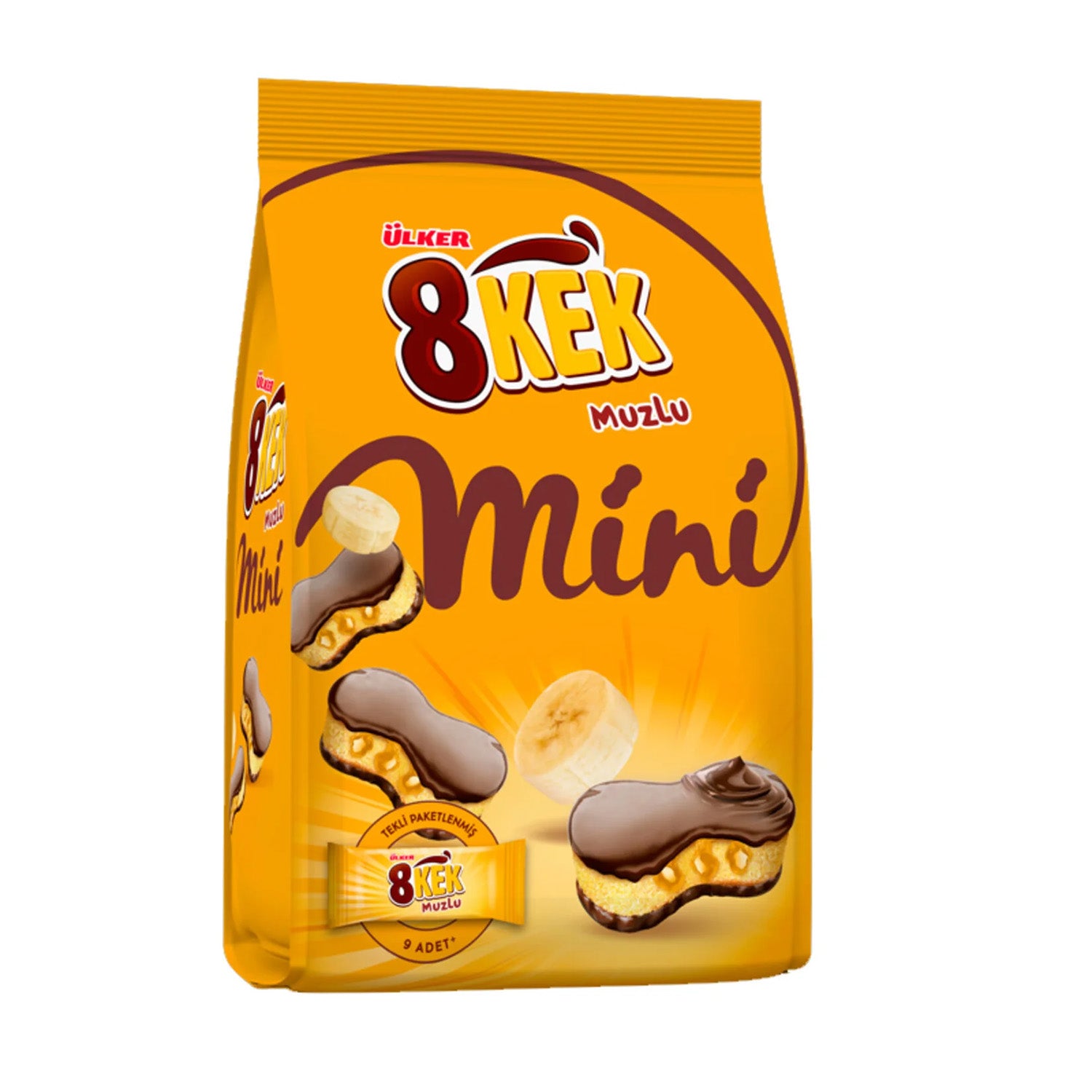 Ulker 8Kek Banana Mini 162G