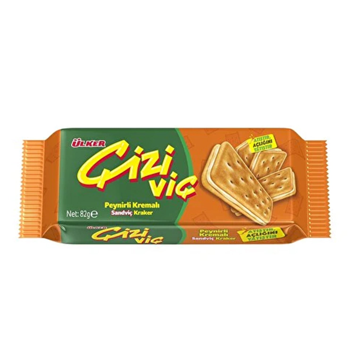 Ulker Cizi O.Oil&Oregano Sandwich Cracker 82G