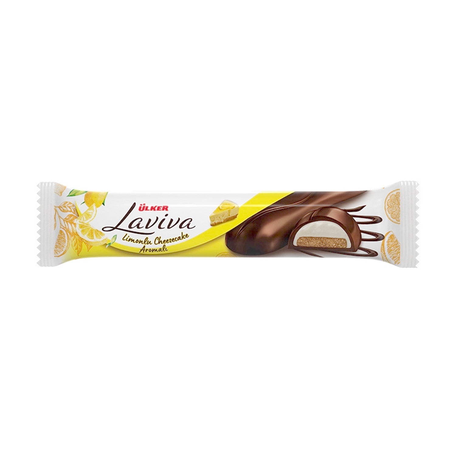 Ulker Laviva Lemon Cheese Chocolate Bar 35G