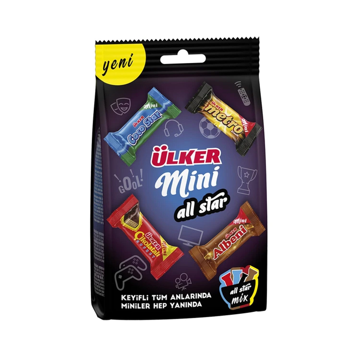 Ulker Mini Star Chocolate Mix 91G