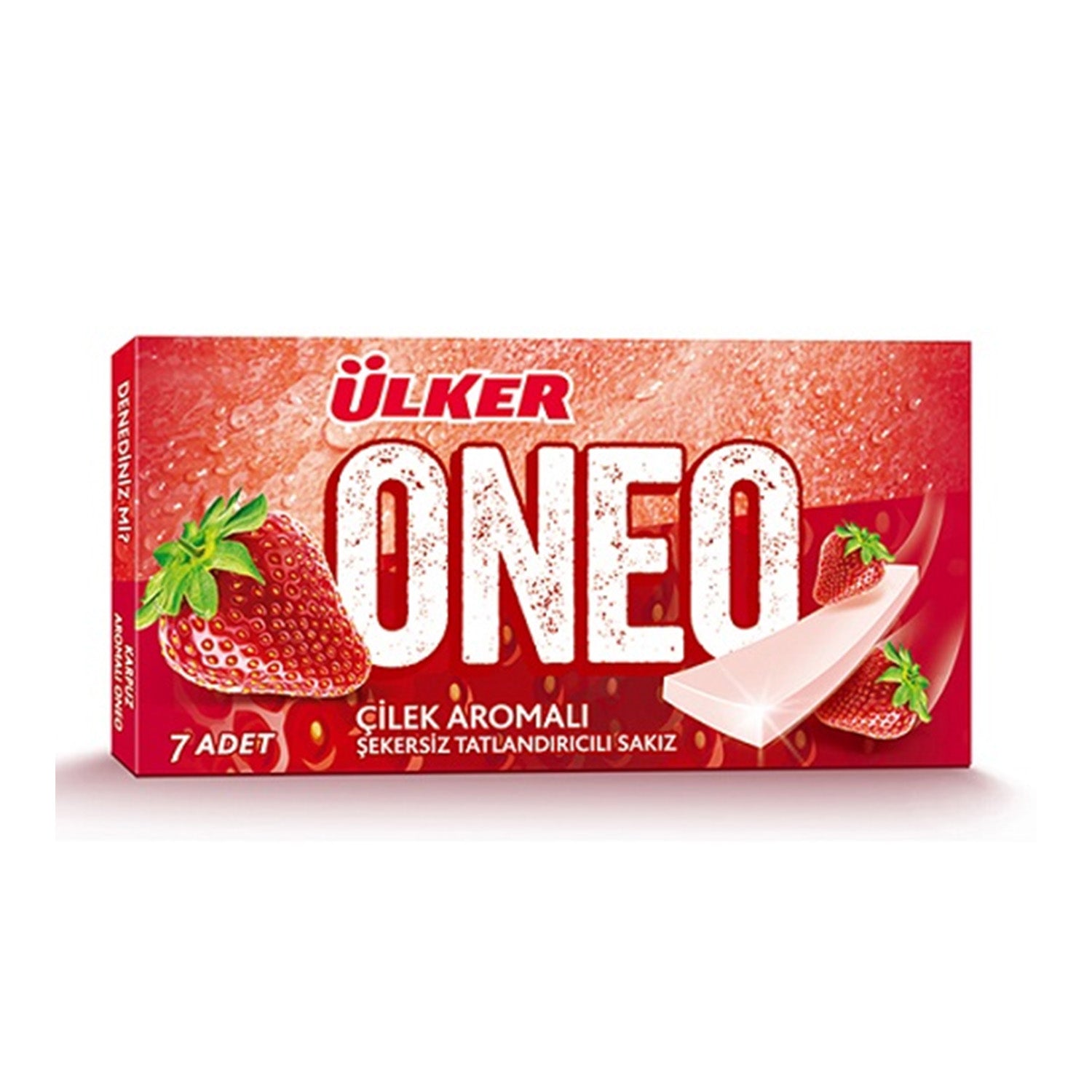 Ulker Oneo Slim Strawberry Gum 14G