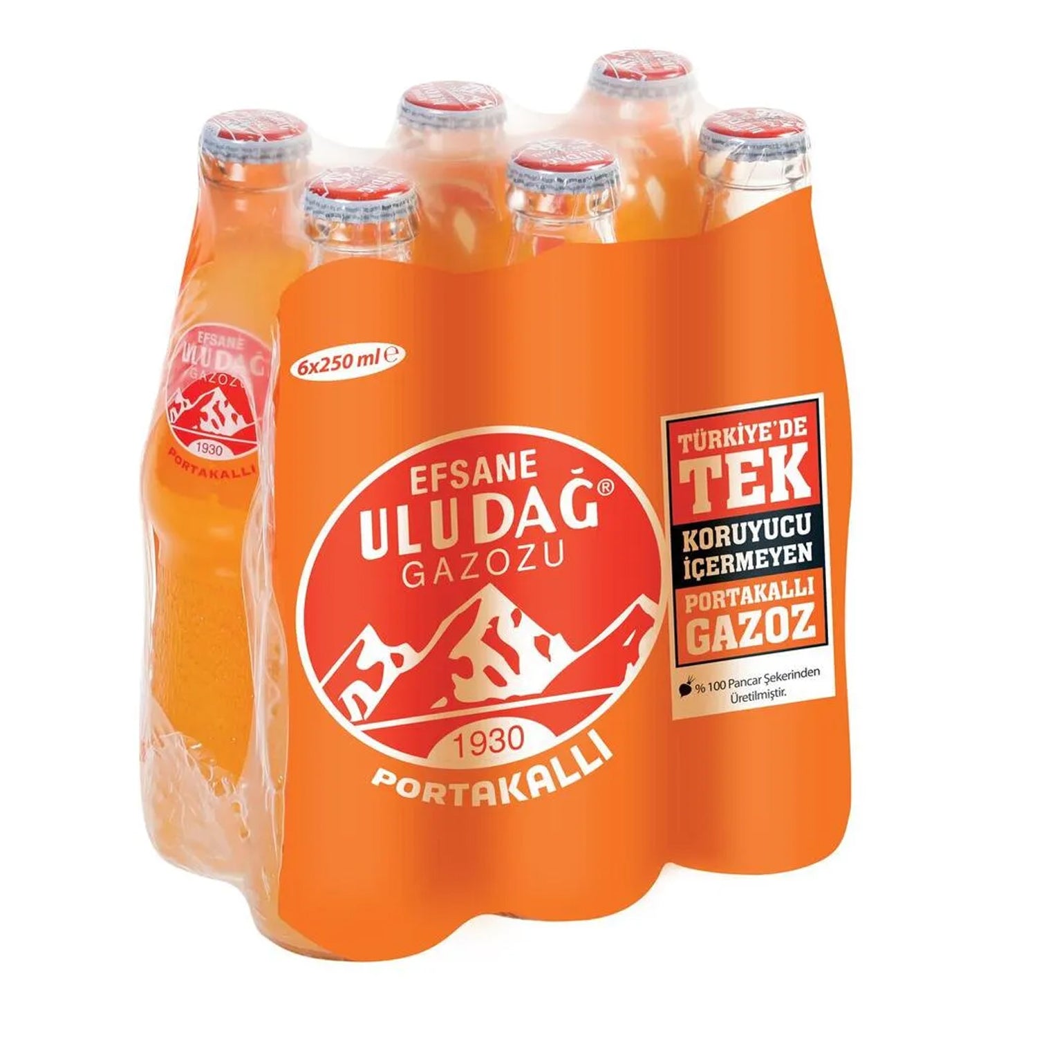 Uludag Soda Orange Gls 6*250Ml