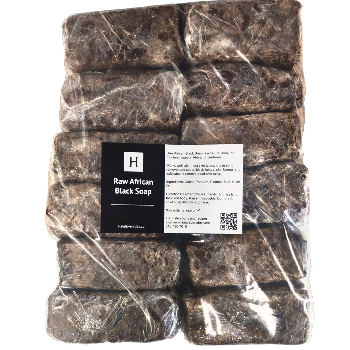 Raw African Black Soap