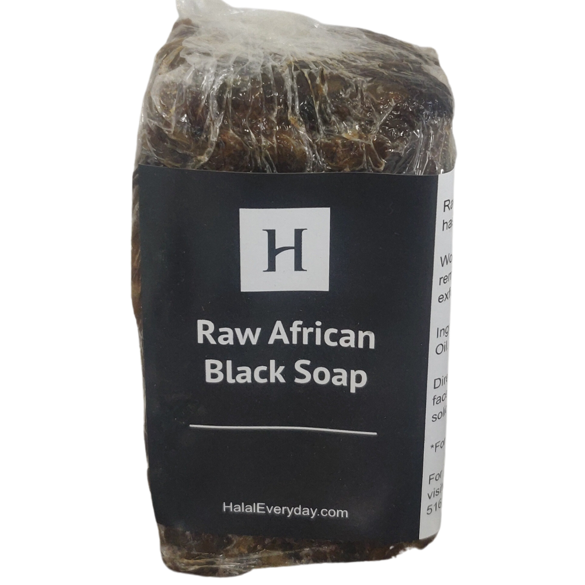 Raw African Black Soap