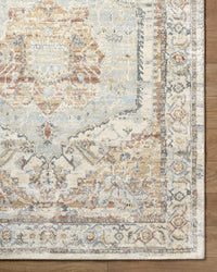Vaeda Blue & Beige Thick Luxe Rug