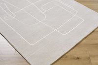 Vatsa Gray Abstract Area Rug