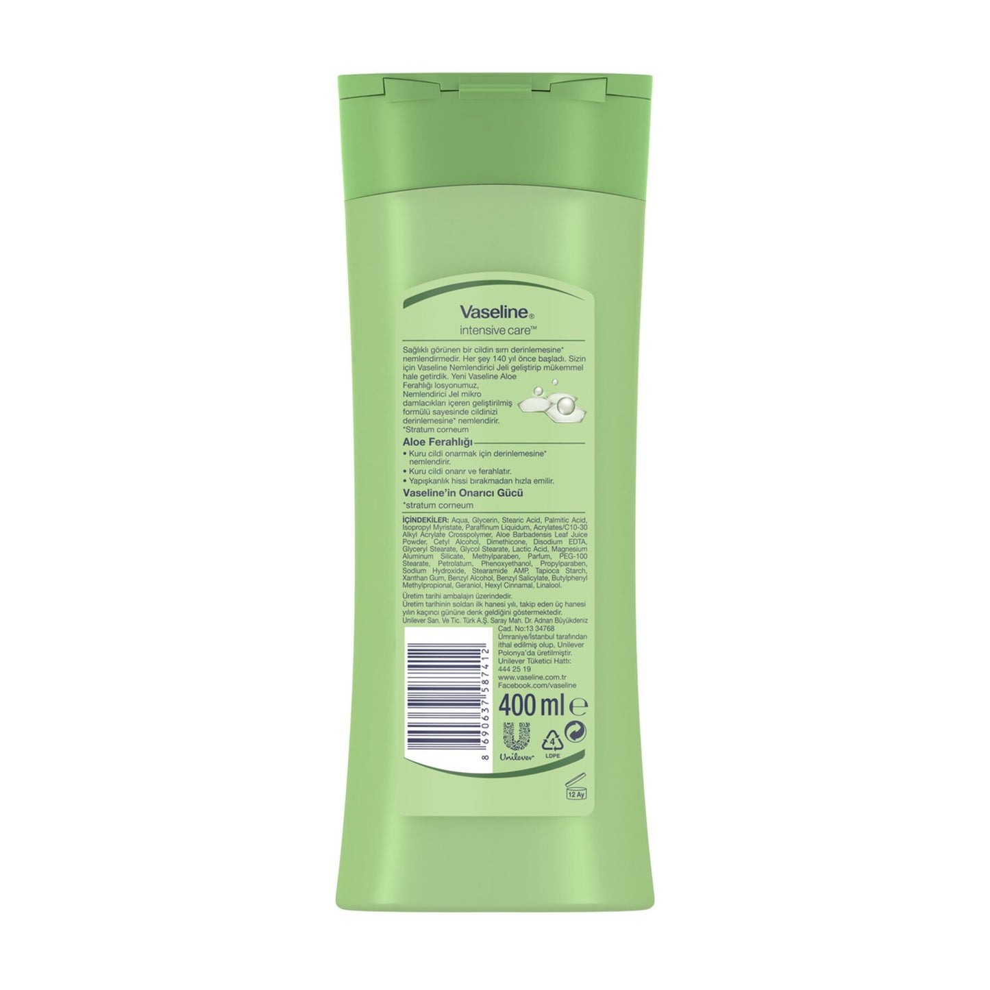 Vaseline Aloe Yatıştırıcı Losyon 400Ml