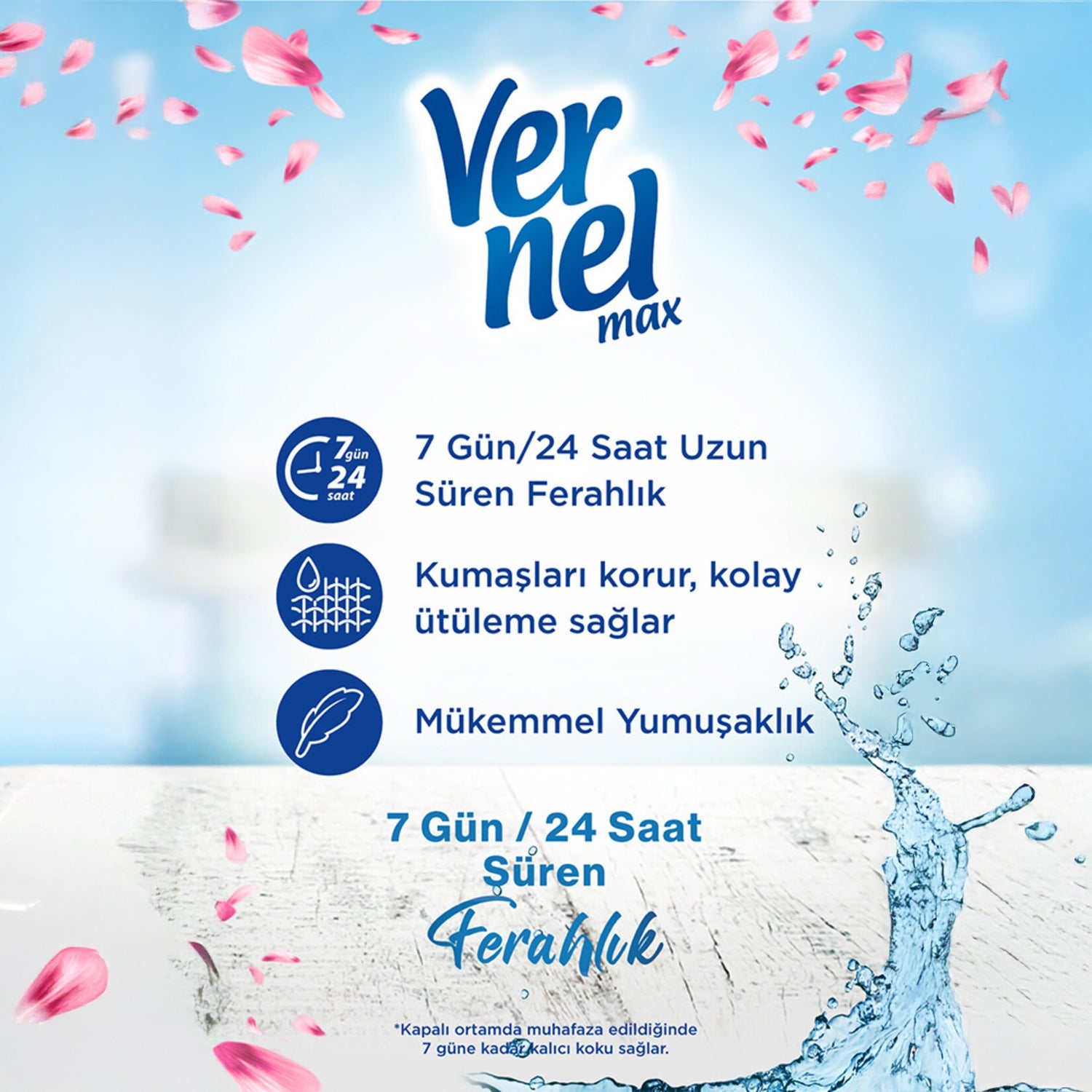 Vernel Softener Rose 1440Ml