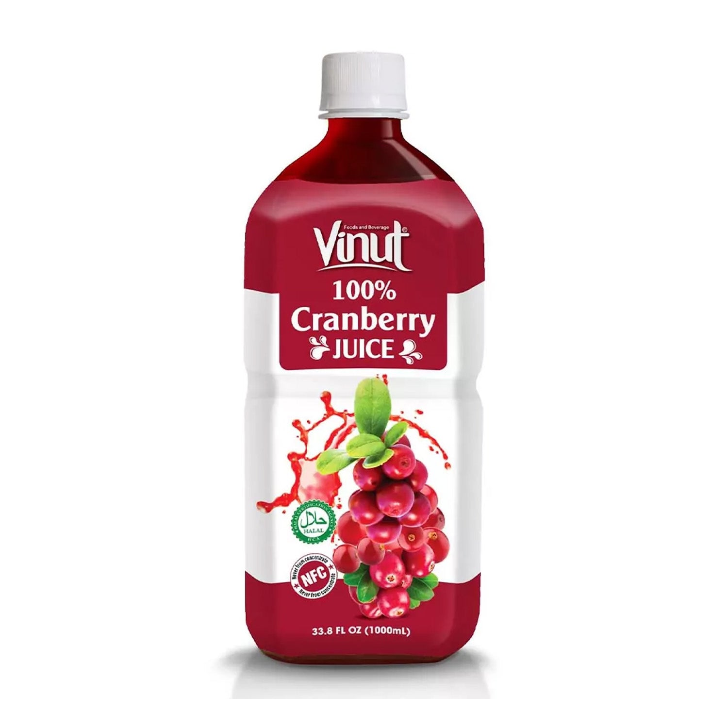 Vinut 100% Cranberry Juice 1L