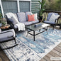 Westmount Denim Aztec Area Rug