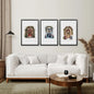 3 Piece Wall Decor Christmas Door Large Print