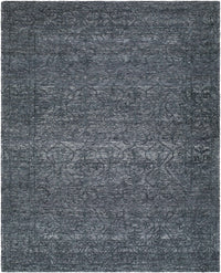 Yadid Black Wool Area Rug