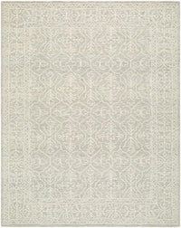 Yadid Gray Wool Area Rug