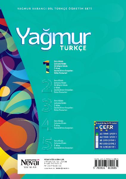 Yağmur Türkçe 1 Ders Kitabı