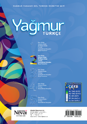 Yağmur Türkçe 2 Çalışma Kitabı