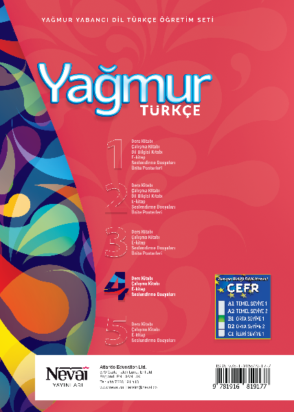 Yağmur Türkçe 4 Çalışma Kitabı