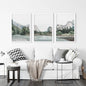 Yosemite Valley Triptych. US National Park Wall Art Prints
