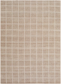 Anicet Checkered Washable Wool Area Rug