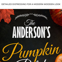 Pumpkin Patch Sign VI