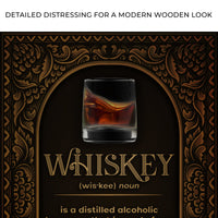 Whiskey Definition Sign