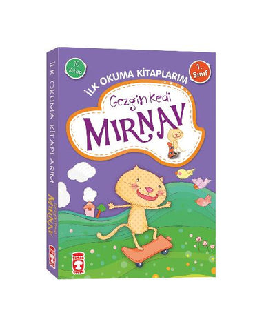 Gezgin Kedi Mırnav İlk Okuma Kitaplarım Seti (10 Kitap)