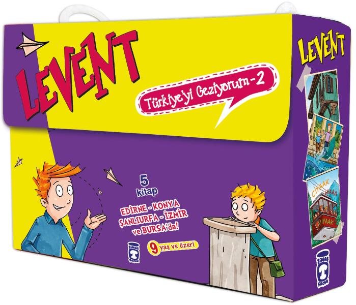 Levent Türkiye'yi Geziyorum -2 (5 Kitap)
