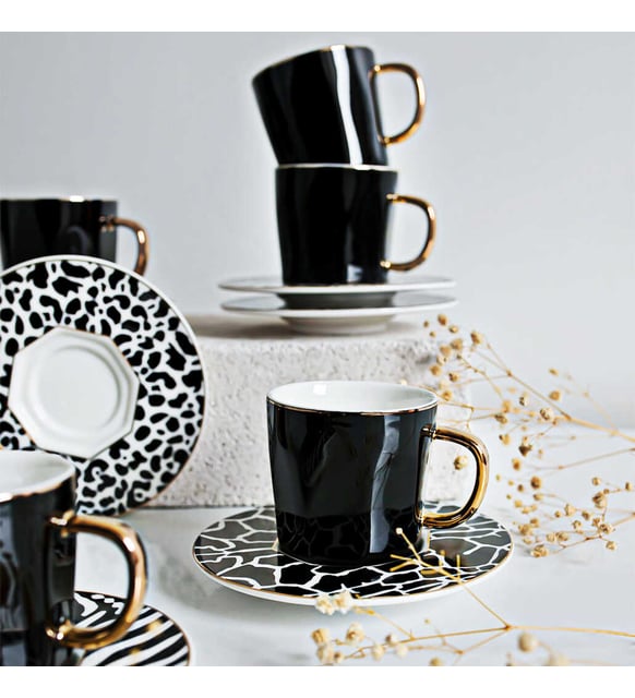 Acar Wildjungle 6 Turkish Coffee Set
