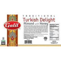 Almond Honey Turkish Delight | 16 oz | Galil