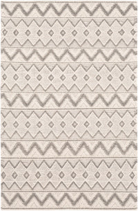 Whittington Gray&Cream Wool Rug - Clearance