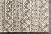 Whittington Gray&Cream Wool Rug - Clearance